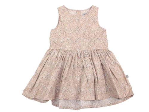 Wheat kjole Sara misty rose flower